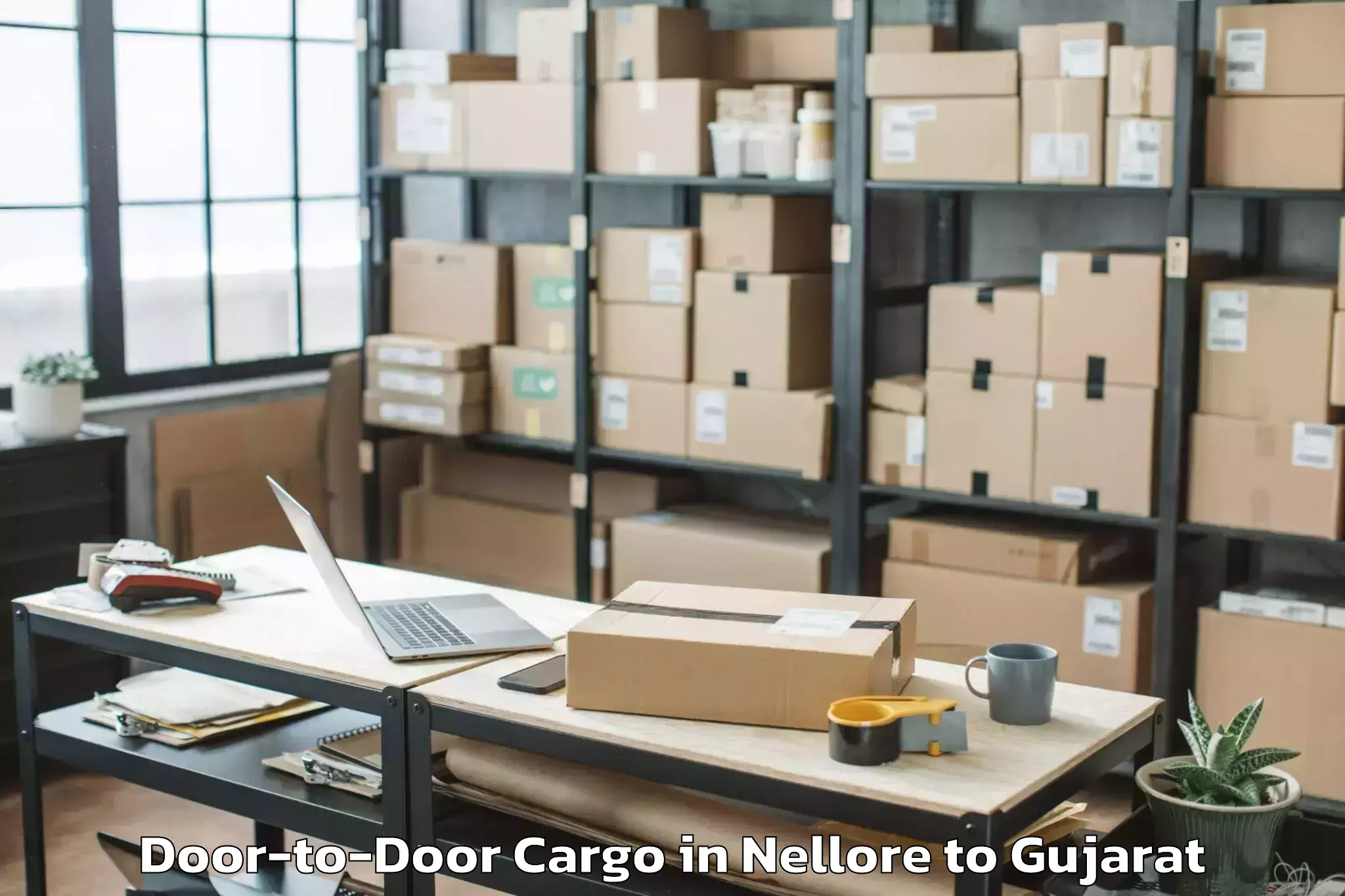 Easy Nellore to Ghogha Door To Door Cargo Booking